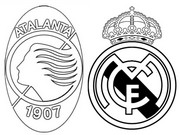 Kleurplaat Ronde van 16 - Atalanta (ITA) - Real Madrid (ESP)