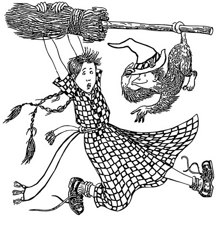 Coloring page The Worst Witch