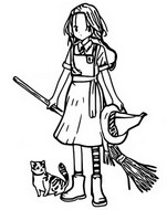 Coloring page The Worst Witch