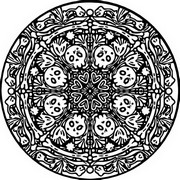 Coloring page Mandala