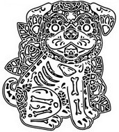 Coloring page Dog