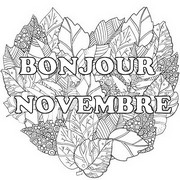 Coloriage Bonjour Novembre