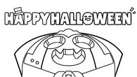 Tulostakaa värityskuvia Hyvää Halloweenia