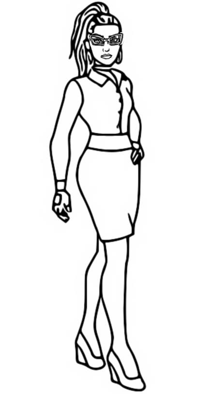 Coloring page Jennifer Walters