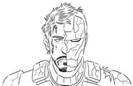 Tulostakaa värityskuvia Tony Stark ja Iron Man