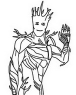 Coloriage Groot