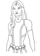 Coloring page Mystique