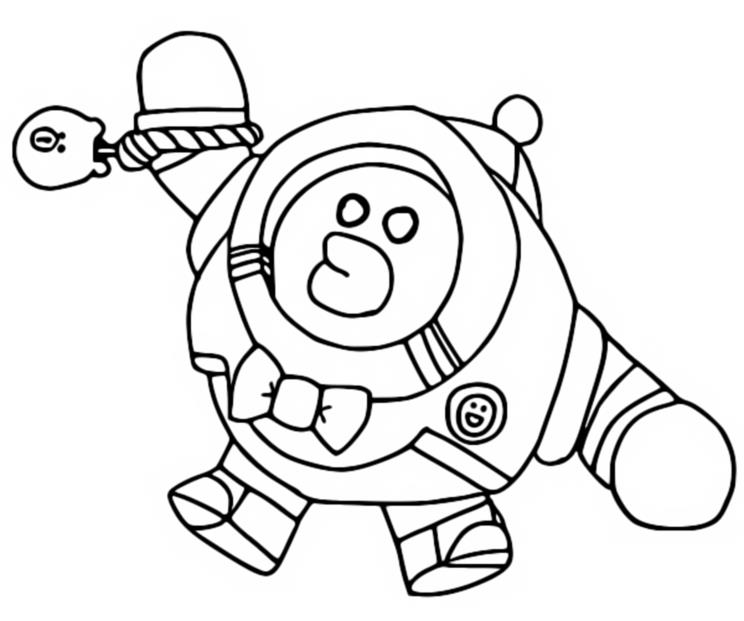 Coloring page Sally Nani