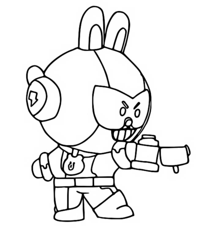 Desenho para colorir Max Cony