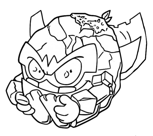 Coloring page Evil Rocks 420  Trickster Troop