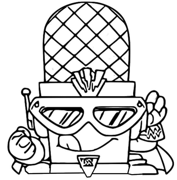 Coloring page Whisper S01 Spies - Superthings Secret Spies - Superzings 6
