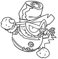 Kleurplaat Dr. Frostikus 415 Trickster Troop
