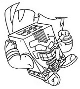 Coloring page Hard Brick 424 Flashy Faction