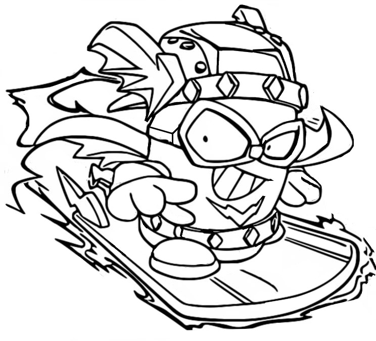 Dibujos para colorear Superthings Serie 5 Superzings