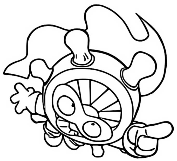 Coloring page Flynn Wheel 338 Sky Runners