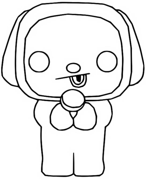 Coloring page Chimmy - Funko Pop BT21 BTS