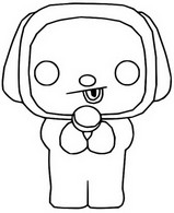 Coloring page Chimmy