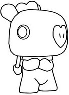Coloring page Mang