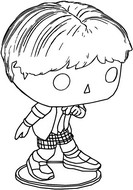 Coloring page J-Hope