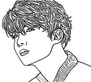 Desenho para colorir J-Hope