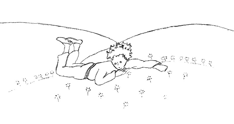 Coloring page The Little Prince by Saint-Exupery