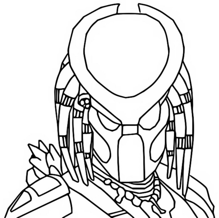 Desenho para colorir Predator
