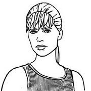Coloring page Sarah Connor
