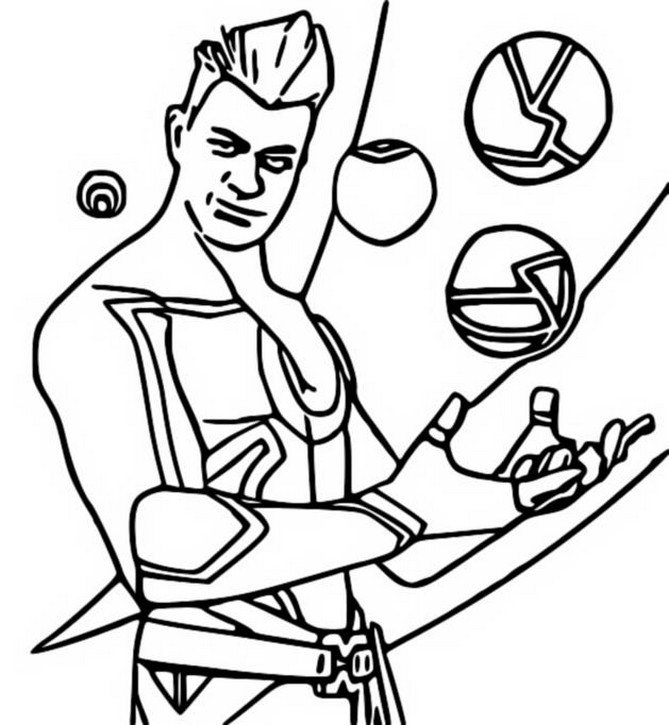 Coloring page Skin Grefg