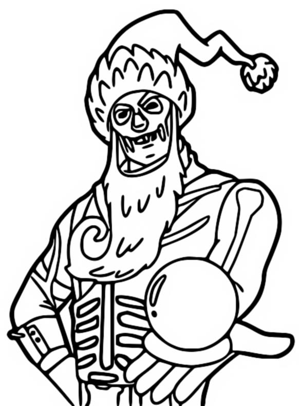 Coloring page Yule Trooper