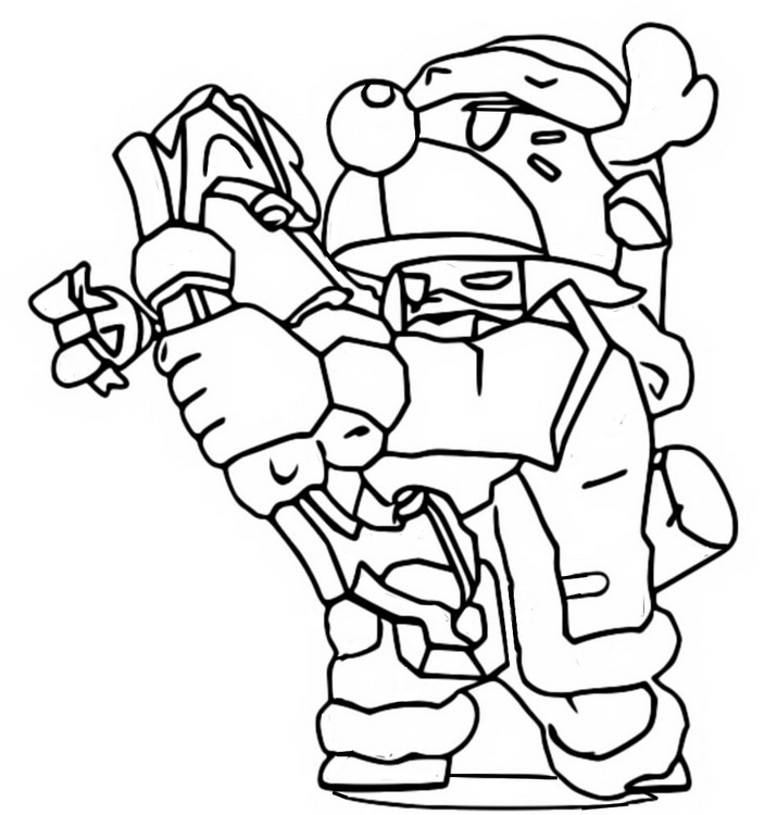 Coloring page 2021 - Ho Ho Ho Bo