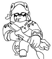 Coloring Pages Brawlidays Morning Kids - brawlers edgar brawl stars da colorare