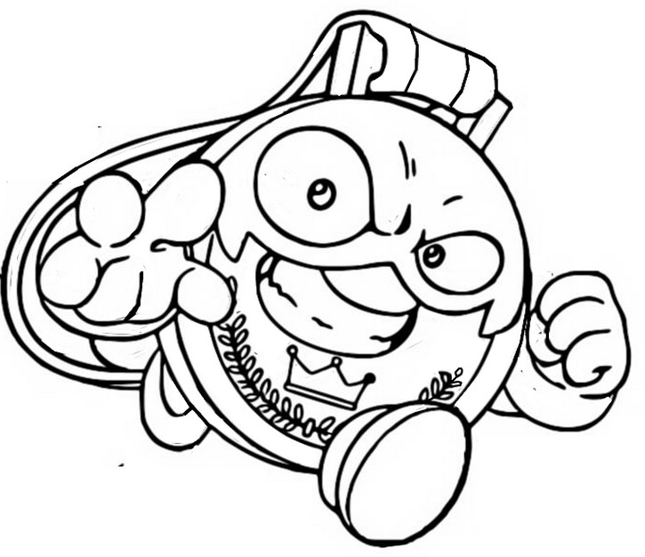 Coloring page Bad Prize 254 Super Leader Villain