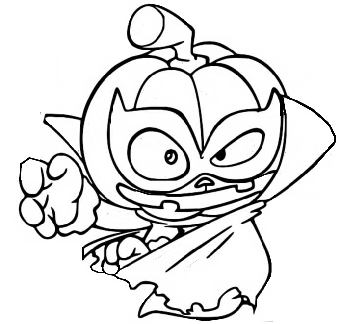 Dibujo para colorear Pumpking Super 082 Leader Villain