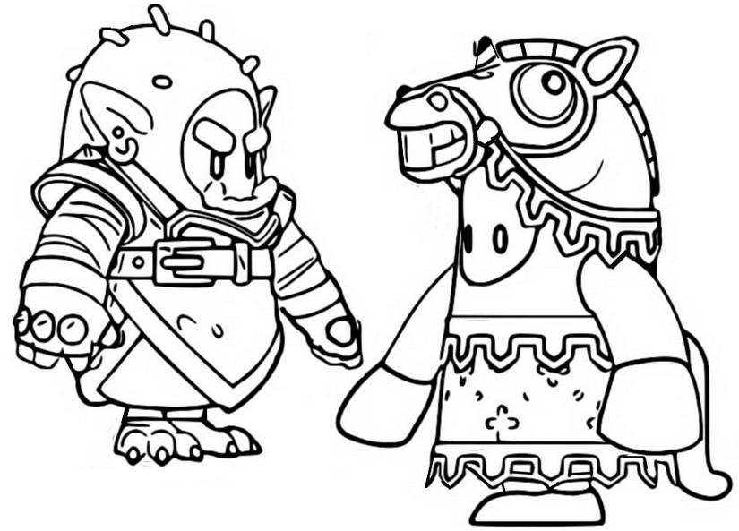 Coloring page Skins Season 2