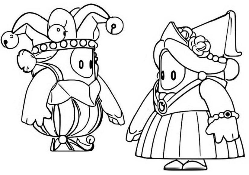 Coloring page Skins medieval