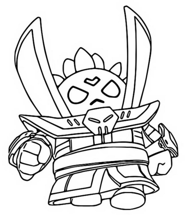 Desenho para colorir Spike das Trevas