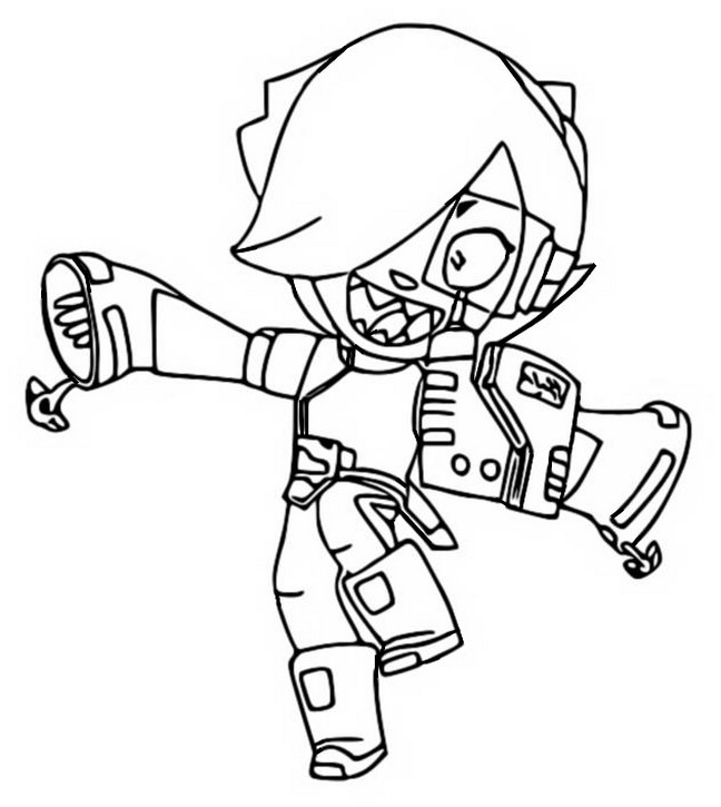 Maleboger Brawl Stars Starr Force Navigator Colette 6 - coloriage brawl stars carl