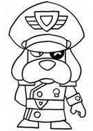 Målarbok Colonel Ruffs