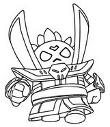 Coloring page Dark Lord Spike 