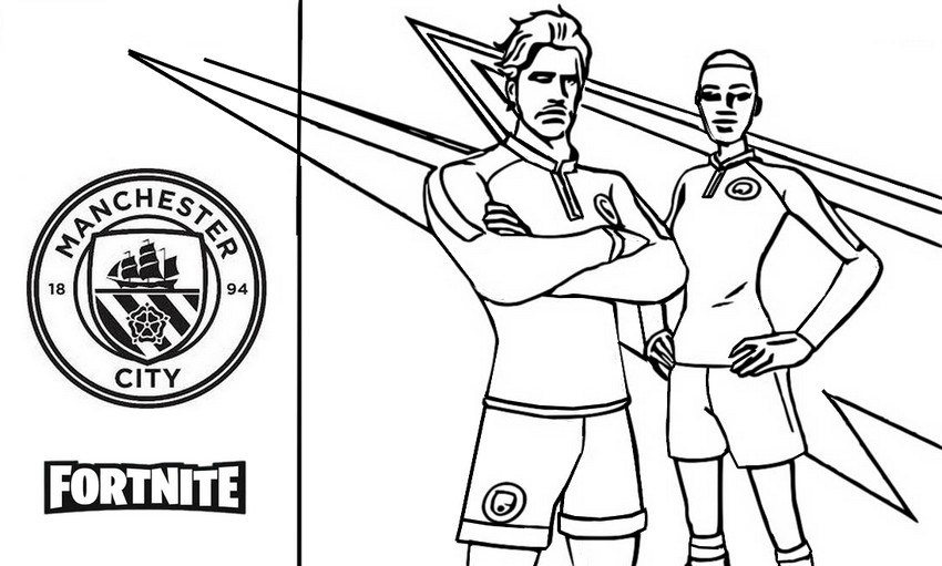 Desenho para colorir Manchester City