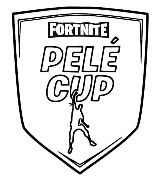 Coloriage La coupe de Pelé - Fortnite Football