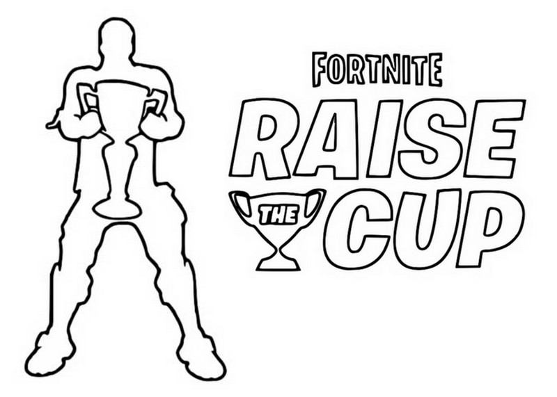 Coloring page Football Cup