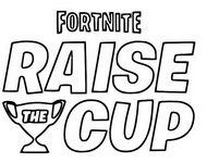 Coloriage Soulève la coupe: Raise the Cup