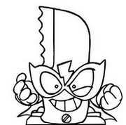 Coloring page Electric Squad 485 Slash