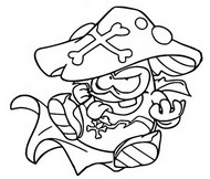 Coloring page Electric Squad 487 Toxfung
