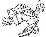 Coloring page Electric Squad 485 Metal Teeth