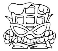 Desenho para colorir Mechanic Warriors 537 Power Gopher