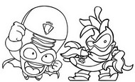 Dibujo para colorear Stomper vs Badnana