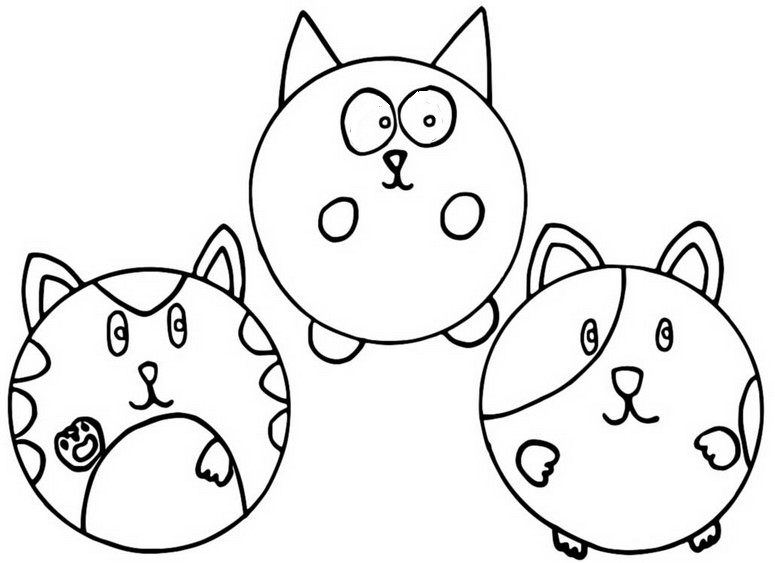 Coloriage Hamster Kitties - Gabby et La Maison Magique