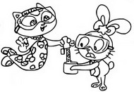 Coloring page Mercat Spa science